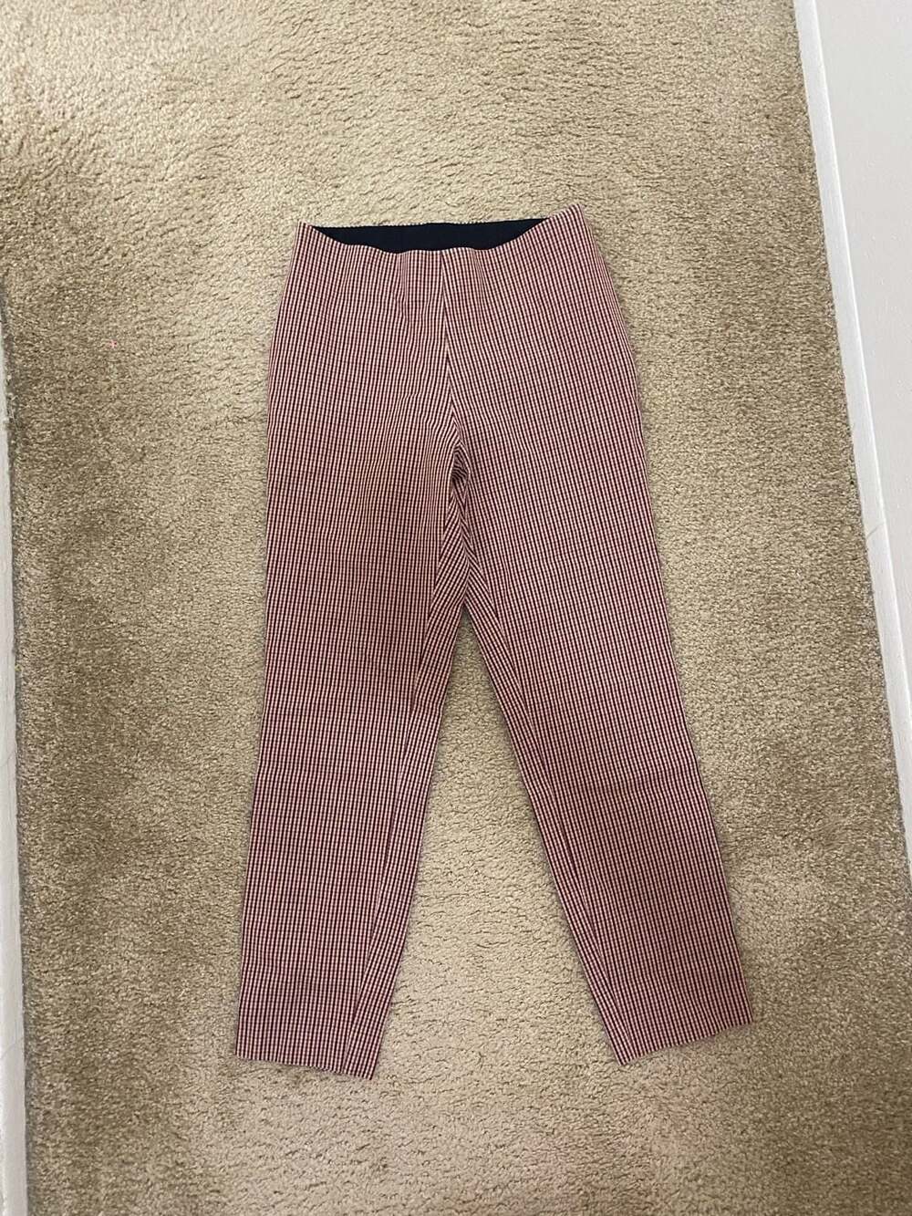 A New Day Women's Gingham Plaid Ankle Pants Size 4
